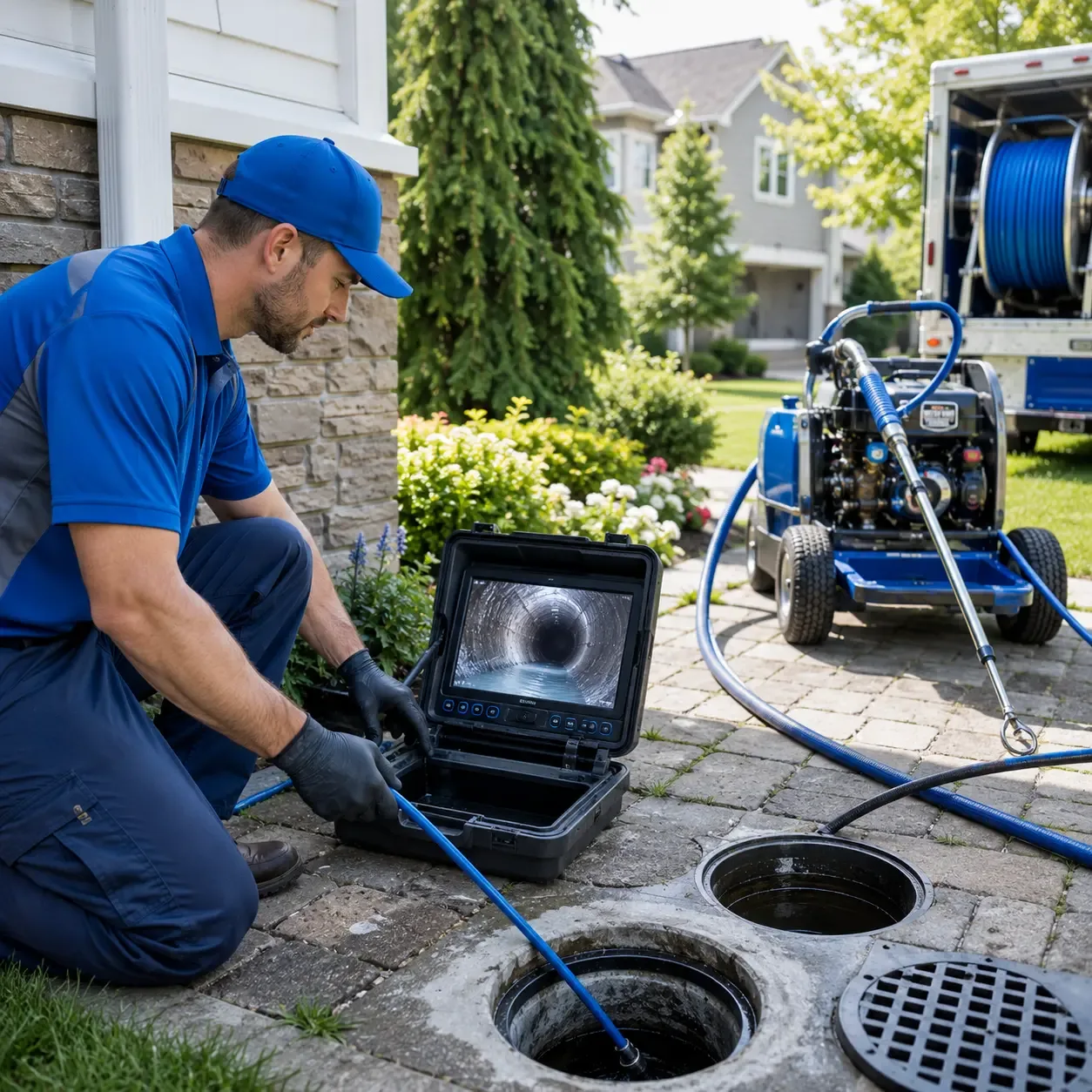 Outdoor drain cleaning professionals serving Clayville, NY